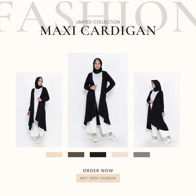 Product image Modesee - Maxi Flare Cardigan Allsize Black