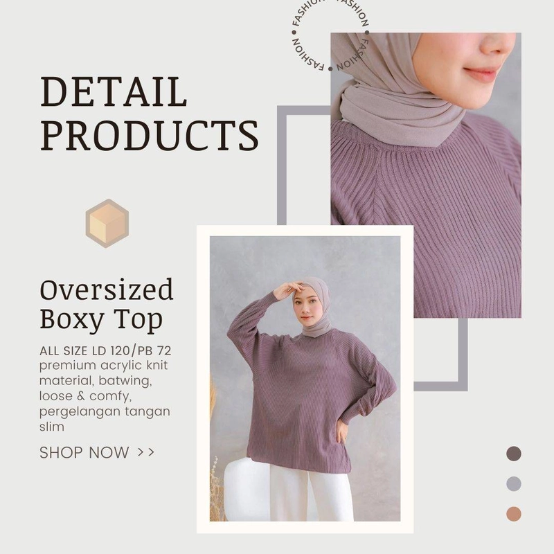 Product image Modesee - Oversized Boxy Top Allsize Orange