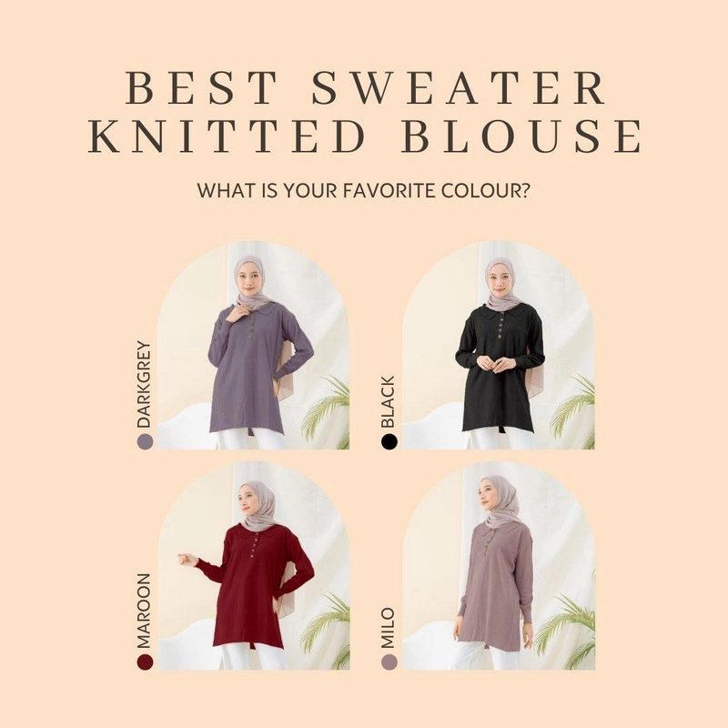 Product image Modesee - Knitted Blouse Allsize Black
