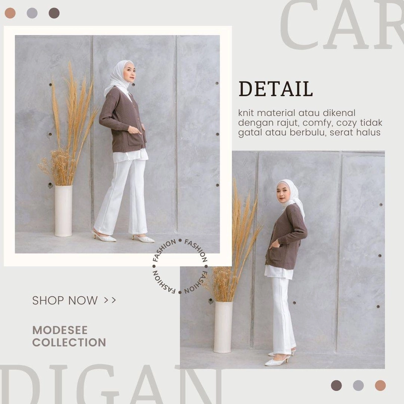 Product image Modesee - Clover Cardigan Allsize Army