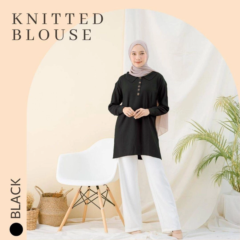 Product image Modesee - Knitted Blouse Allsize Black