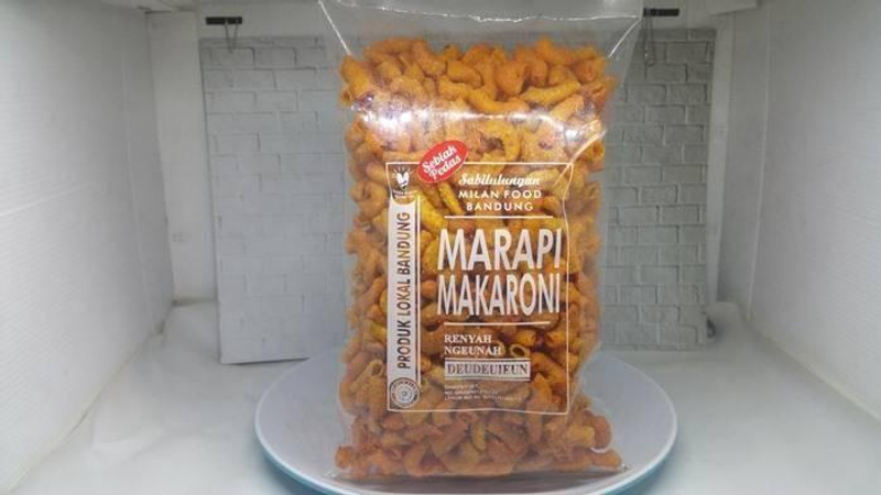 Product image Milan Food Bandung - Paket Usaha 5 pcs Marapi Makaroni Jumbo Snack Makanan Ringan 200gr - Mix