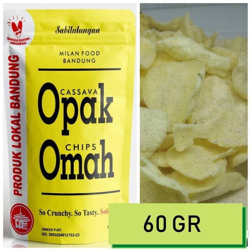 Product image Milan Food Bandung - Paket Usaha 5 pcs (NEW) Opak Omah Snack Makanan Ringan 60gr - Mix