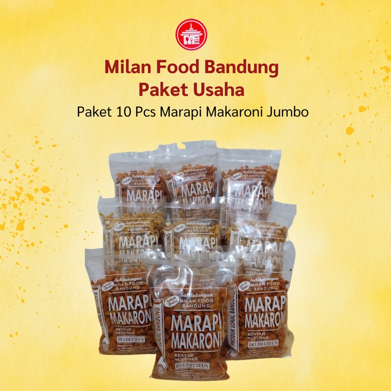 Product image Milan Food Grosir - Paket Usaha 40 pcs Marapi Makaroni Jumbo Snack Makanan Ringan 200gr Mix