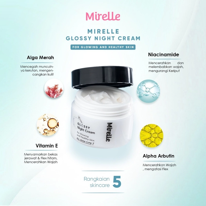 Product image Mirelle - Glossy Night Cream 15gr Glossy Night Cream