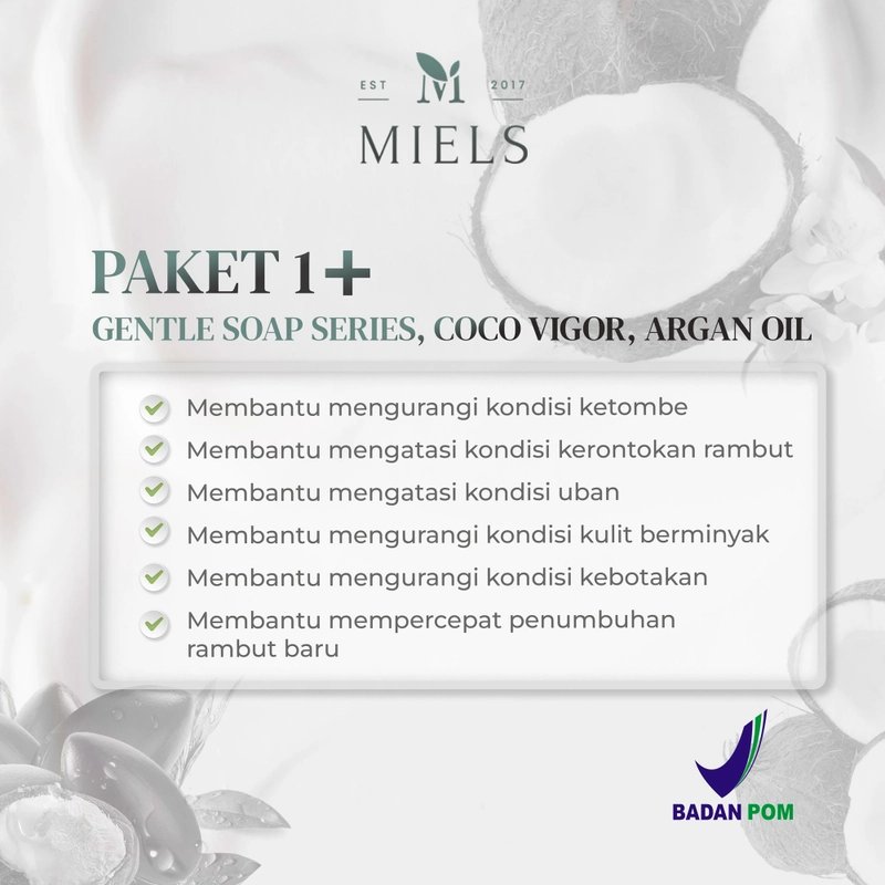 Product image Miels - MIELS - PAKET 1+ 790ml RambutPanjang