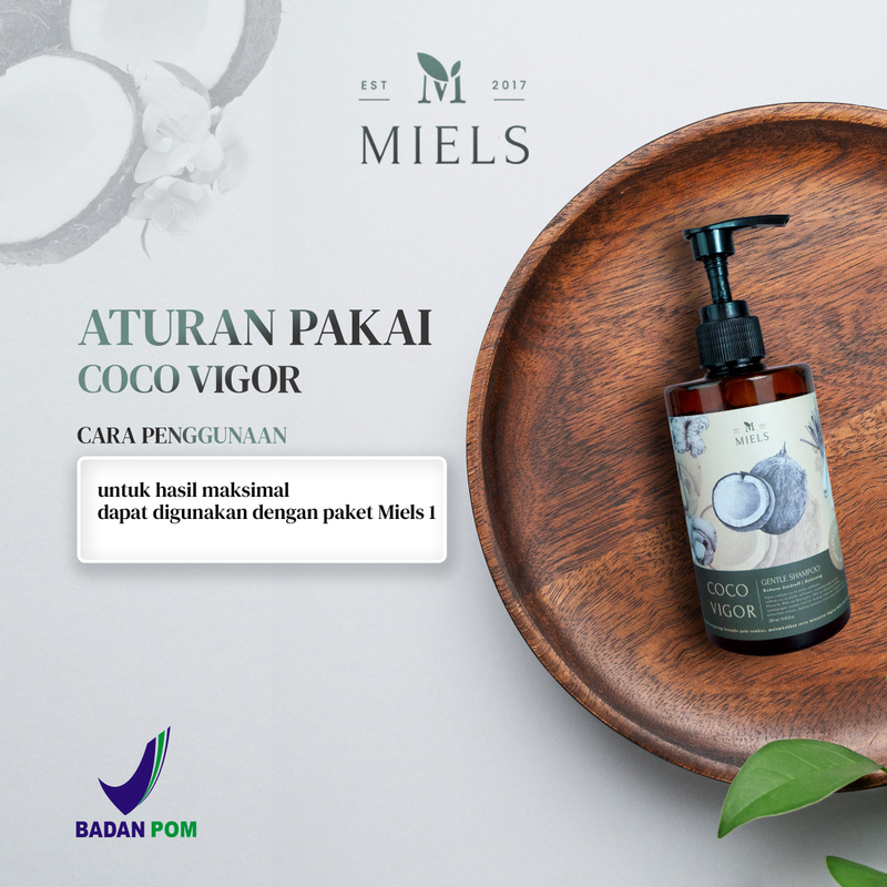 Product image Miels - MIELS - Gentle Shampoo (Non SLS & Parabens) 270ml COCOVIGOR