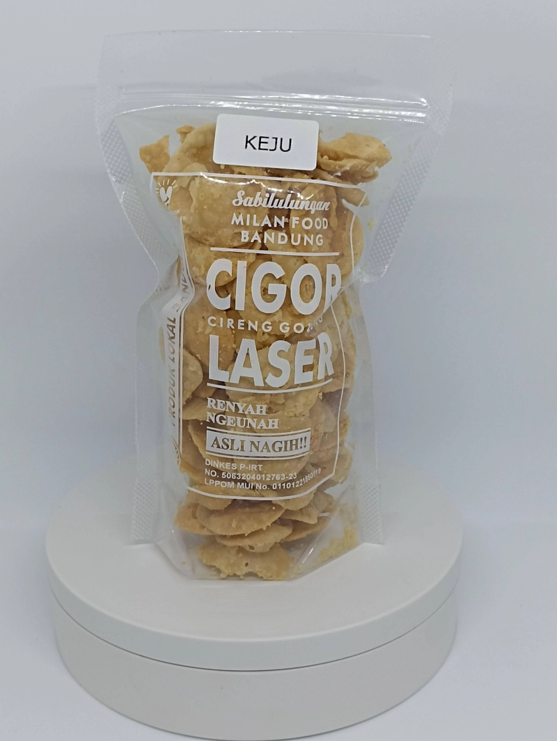 Product image Milan Food Bandung - (NEW) Cigor Laser Makanan Ringan Keju 90gr