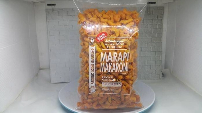 Product image Milan Food Bandung - (NEW) Marapi Makaroni Jumbo Snack Makanan Ringan Seblak 200gr