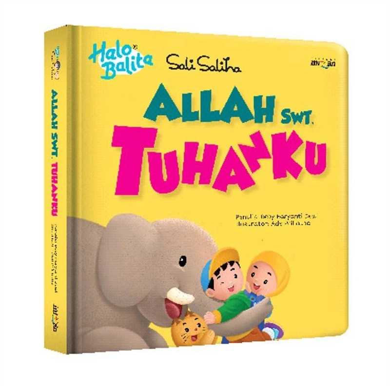 Product image Mizan Halo Balita Sali Saliha Allah SWT Tuhanku 17,5 x 17,5 x 2 HC