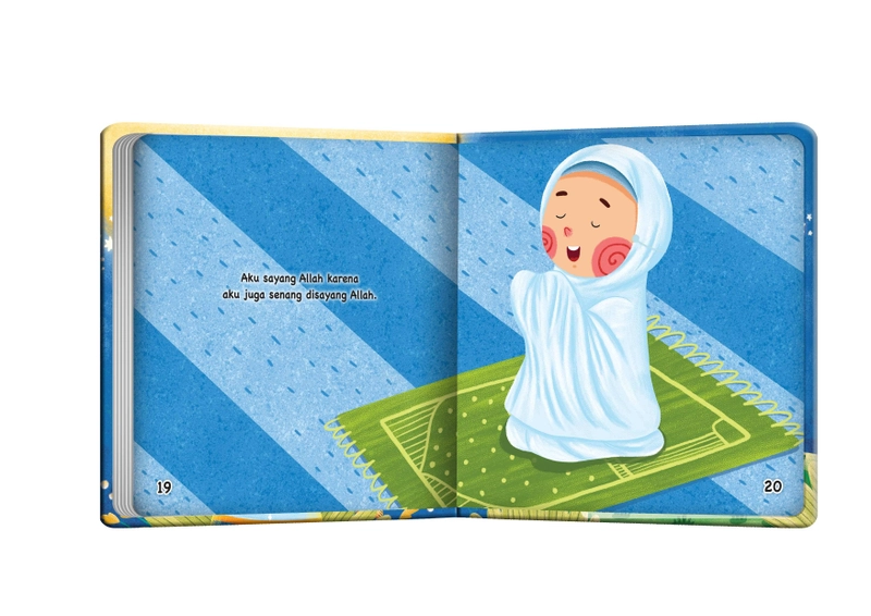 Product image Mizan - Halo Balita Seri Aku Sayang Aku Sayang Allah SWT 17,5 x 17,5 x 2 Boardbook (HC)