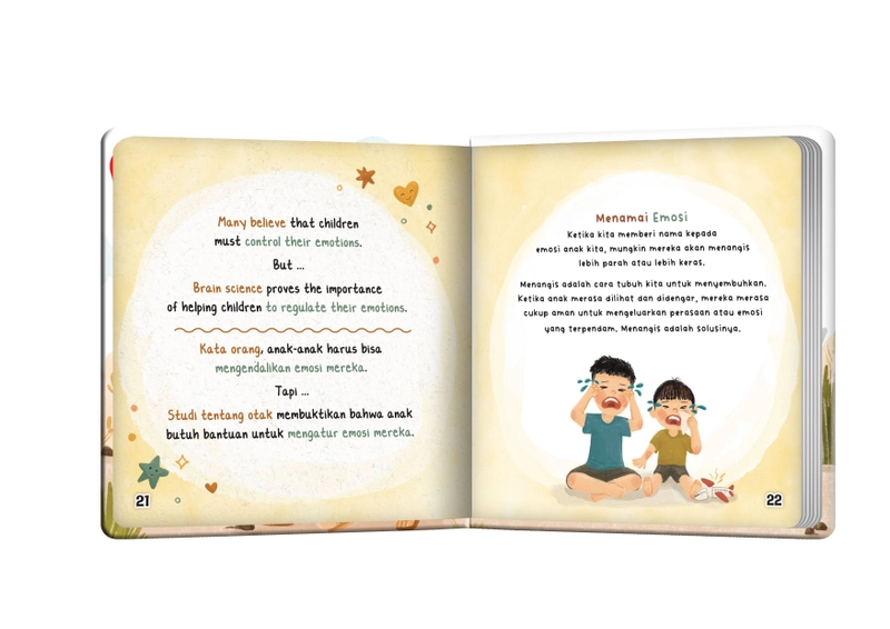 Product image Mizan Its Okay to Cry 17,5 x 17,5 x 2 Boardbook (HC)