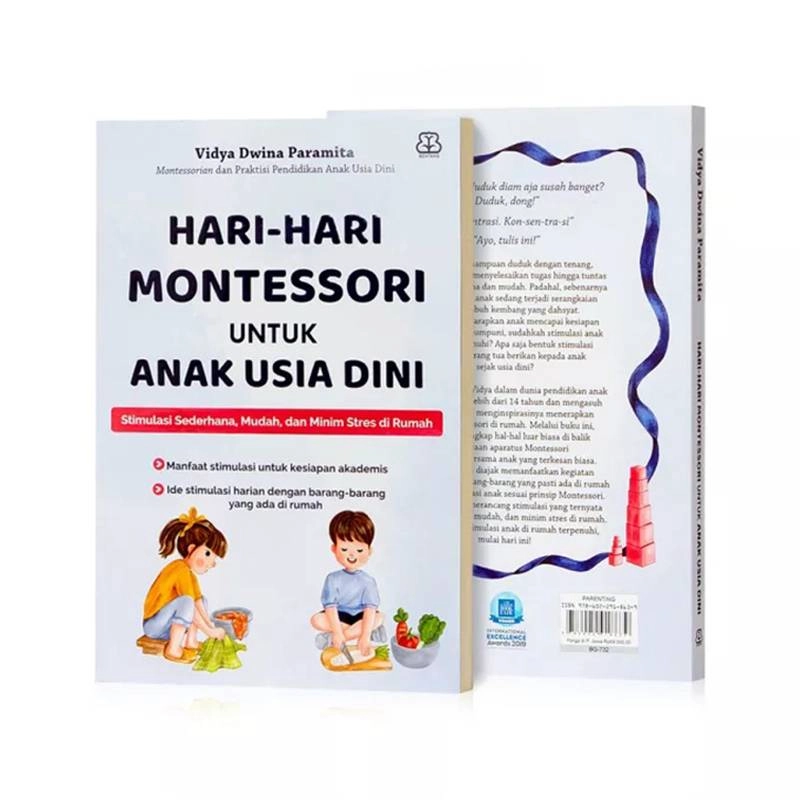 Product image Mizan Parenting Hari-Hari Montessori untuk Anak Usia Dini 14 x 21 x 1 Soft Cover