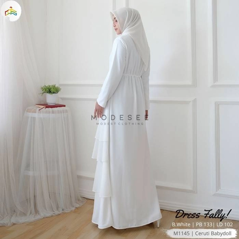 Product image Modesee - Fally Dress M1145 All Size Broken White