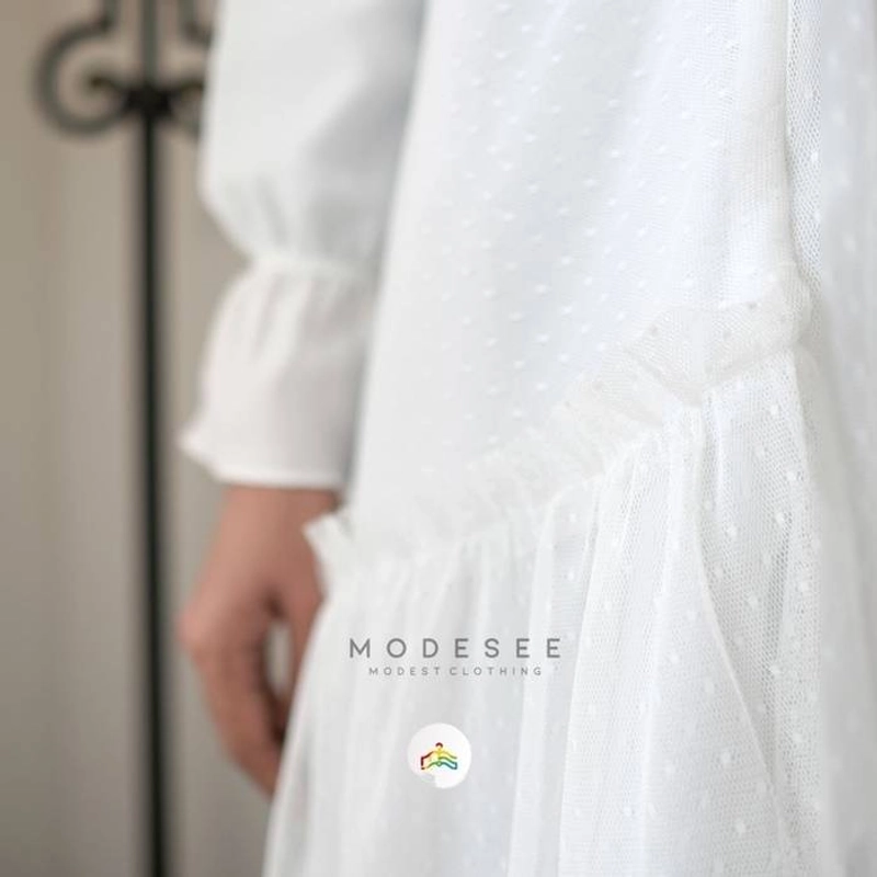 Product image Modesee - Dotted Tulle Tunic XS Broken White