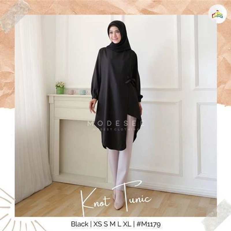 Product image Modesee - Tunic Knot Black XS Black