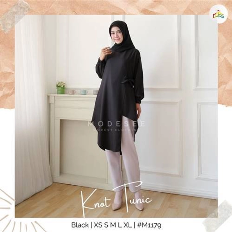 Product image Modesee - Tunic Knot Black XS Black