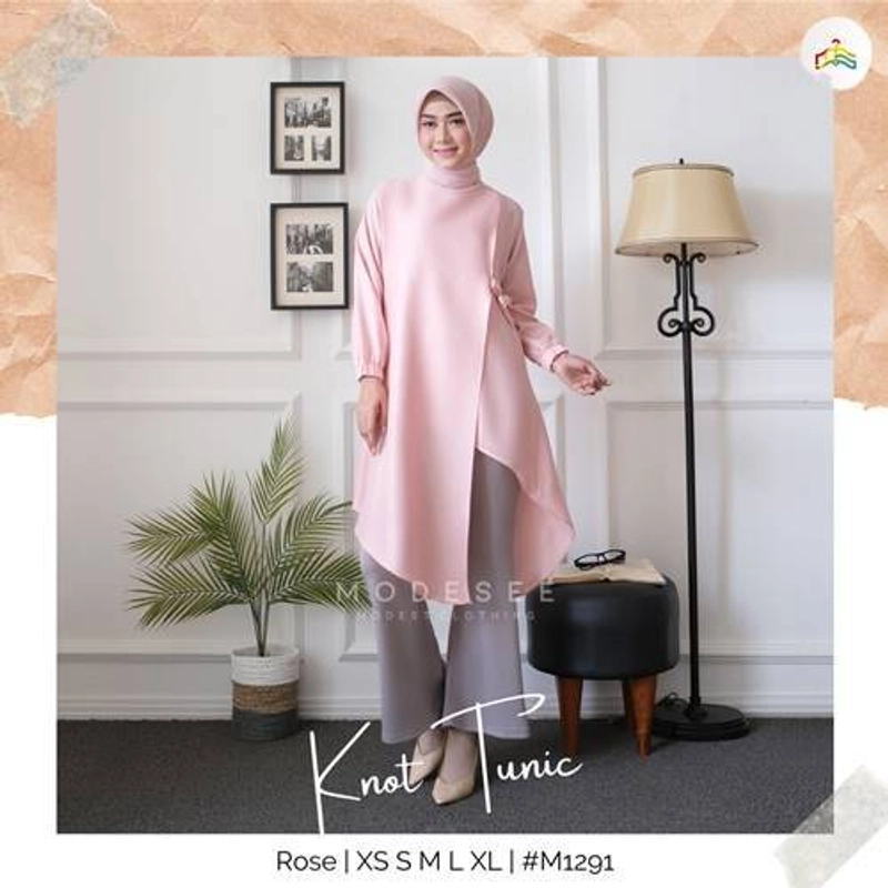 Product image Modesee - Tunic Knot Rose Beige XS Rose