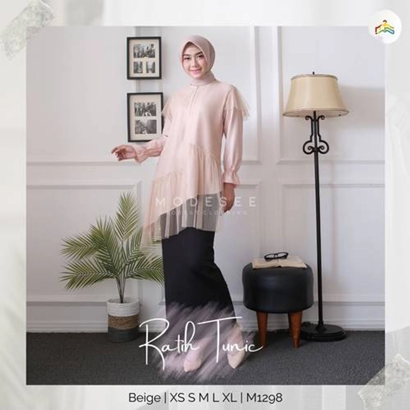 Product image Modesee Tunik Ratih M1298 Beige XS