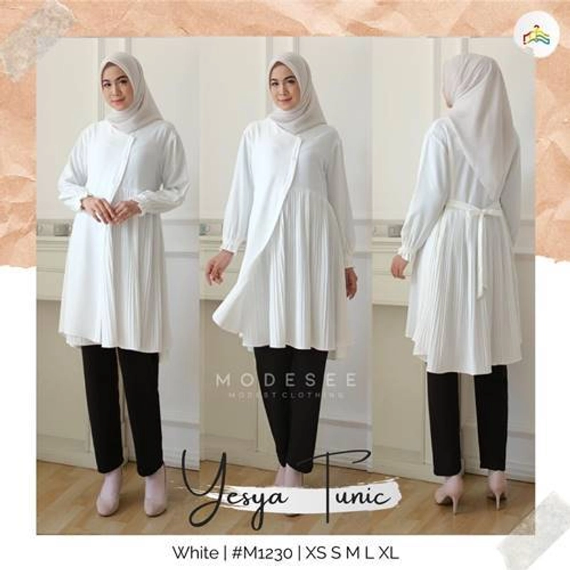 Product image Modesee Tunik Yesya M1230 Broken White XS
