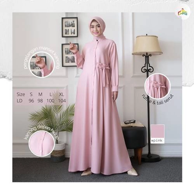 Product image Modesee - Rinka Dress M1311 M Baby Pink