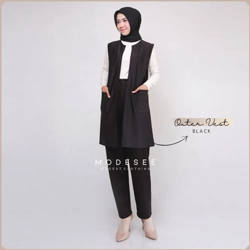 Product image Modesee - Outer Vest All Size Black