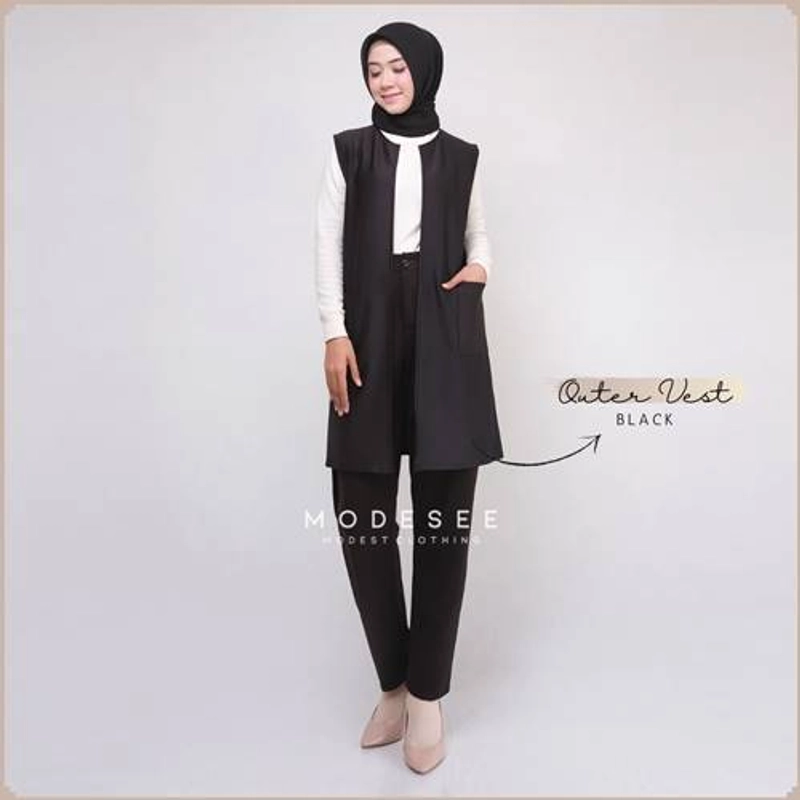 Product image Modesee - Outer Vest All Size Black