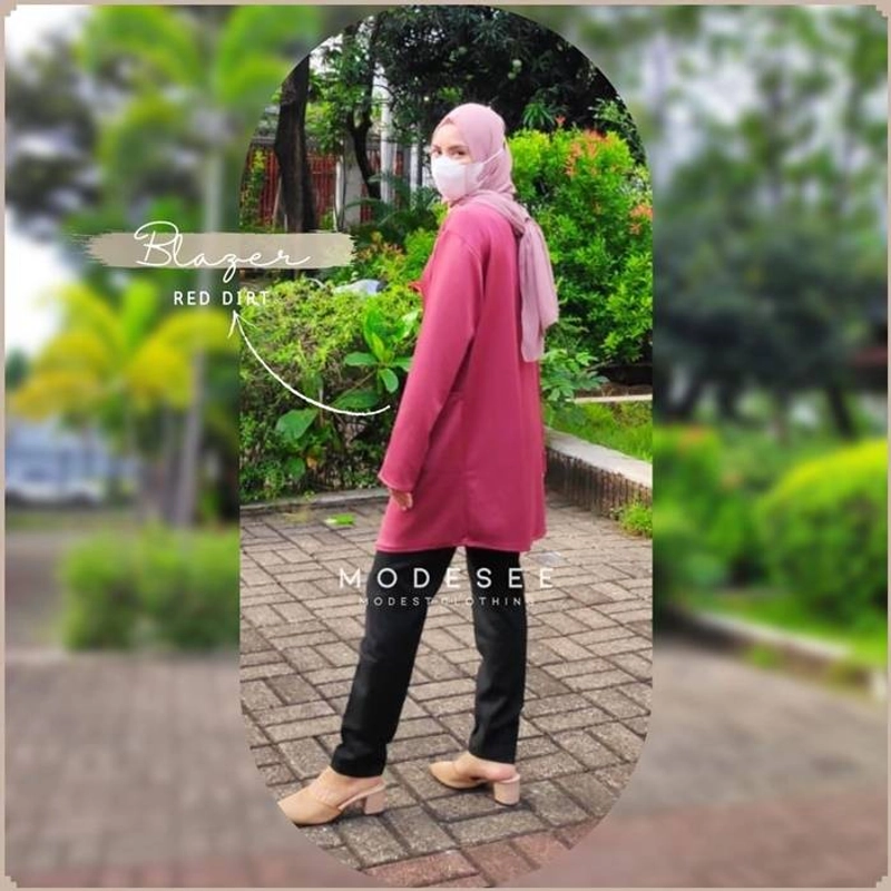 Product image Modesee - Outer Blazer All Size Red Dirt