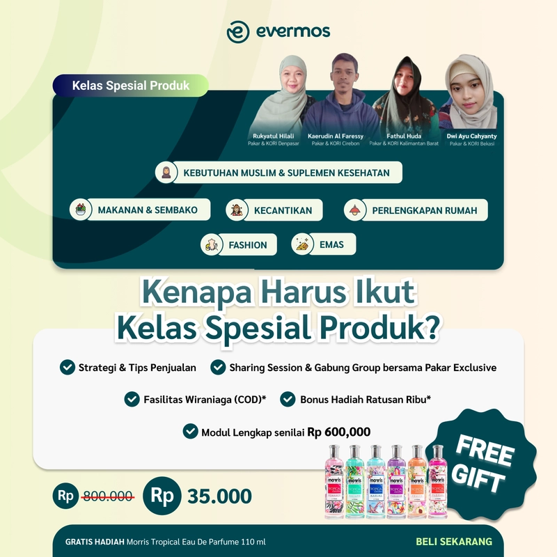 Product image Morris - Kelas Spesial Produk Free Morris Tropical Eau De Parfume 110ml Floral