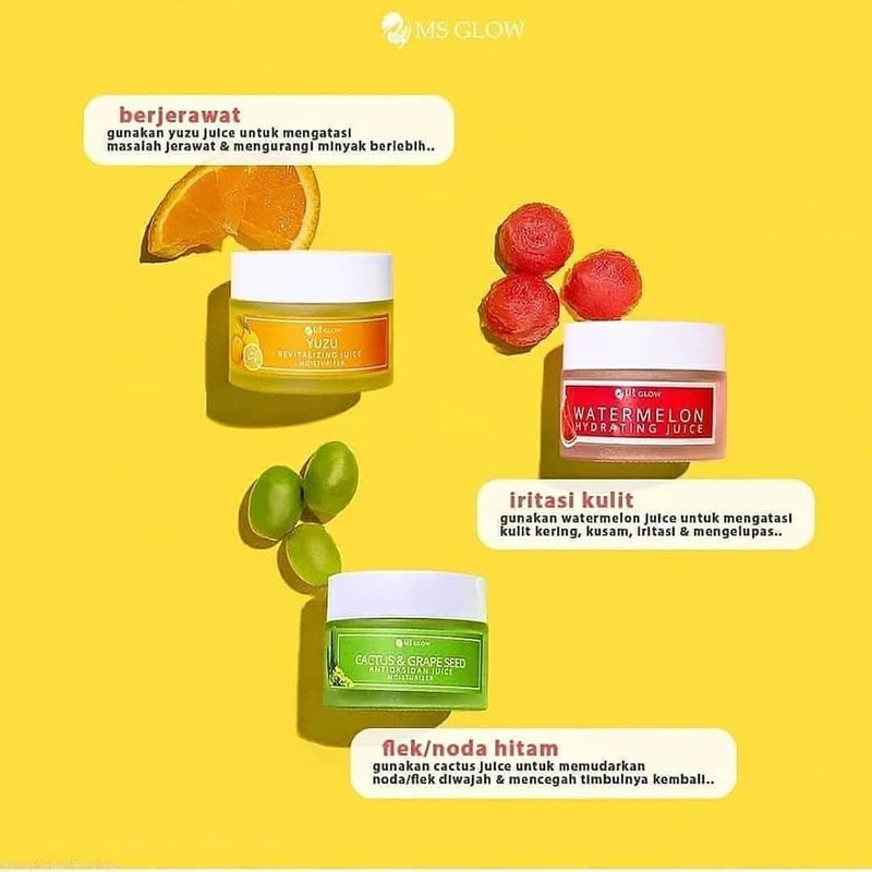 Product image MS Glow Purwakarta - Yuzu Revitalizing Juice Moisturizer 30gr Yuzu