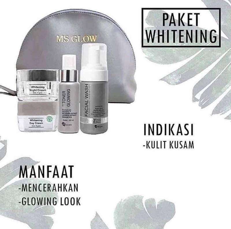 Product image MS Glow Purwakarta - MS Glow Paket Whitening 1 Paket Whitening