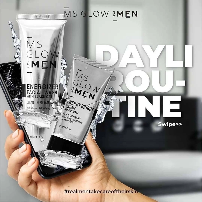Product image MS Glow Purwakarta - Energizer Facial Wash 100 Ml Sabun