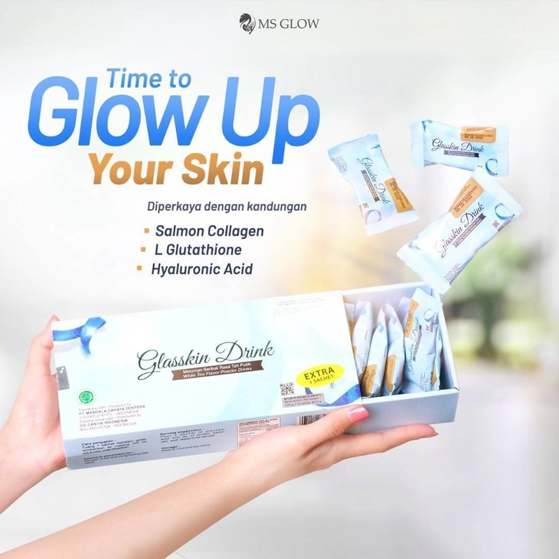 Product image MS Glow Purwakarta - Glasskin Drink 225g Teh Putih