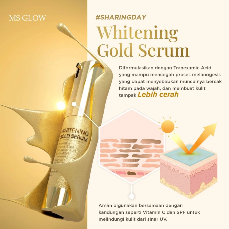 Product image MS Glow Purwakarta - Whitening Gold Serum 15 Ml Serum