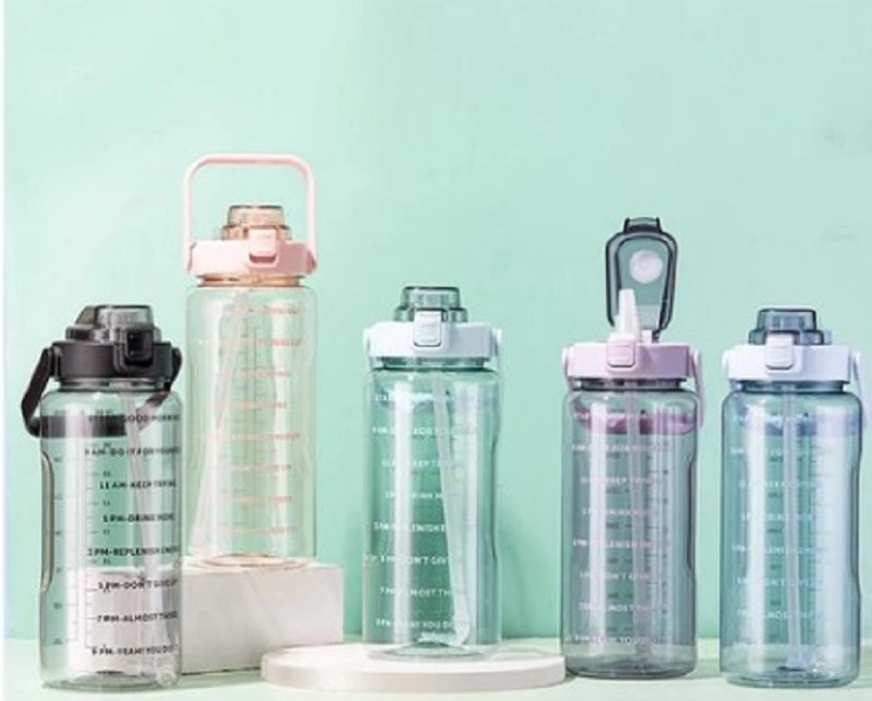 Product image Mumtazqu Store - Alcante - Botol minum Jumbo 2 LITER Motivasi 2000ml random