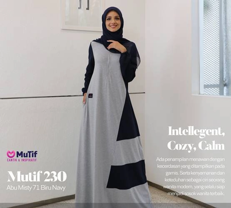 Product image Mutif Bandung - Abu Misty 71 Biru Navy S