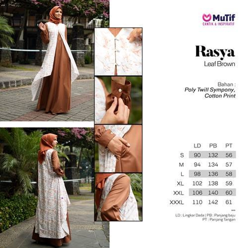 Product image Mutif Bandung - Rasya Leaf Brown S