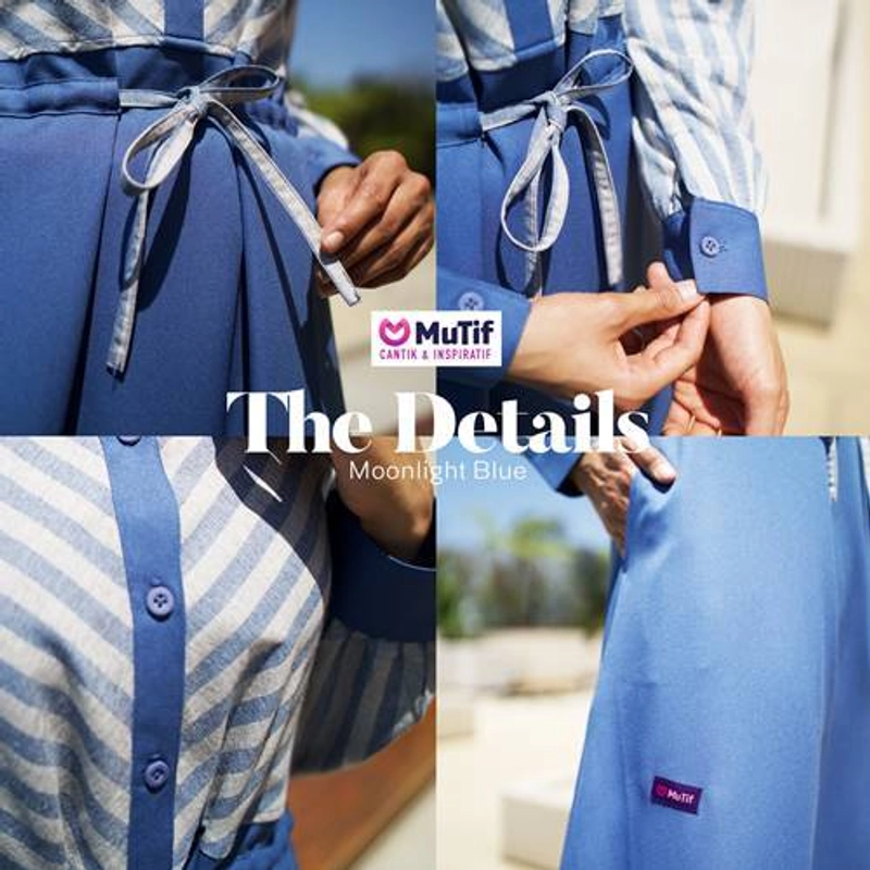 Product image Mutif Bandung - Silvana Moonlight Blue Stripper Allure S