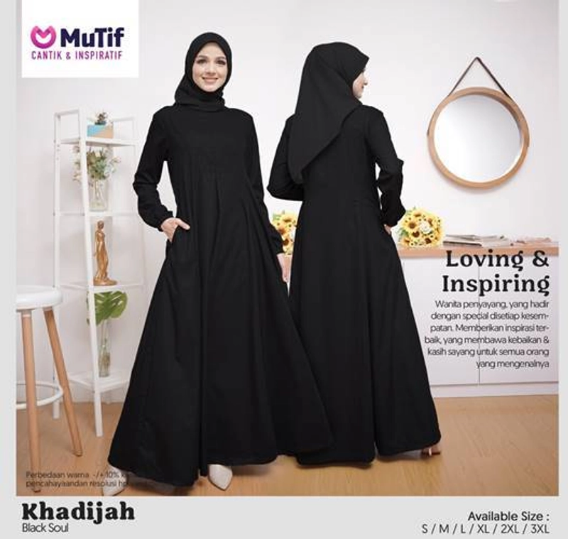 Product image Mutif Bandung - Khadijah Black Soul S