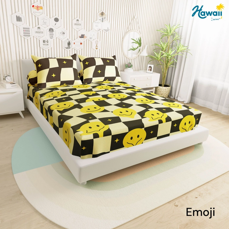 Product image MY LOVE - HAWAII Sprei King Fitted 180x200 Emoji