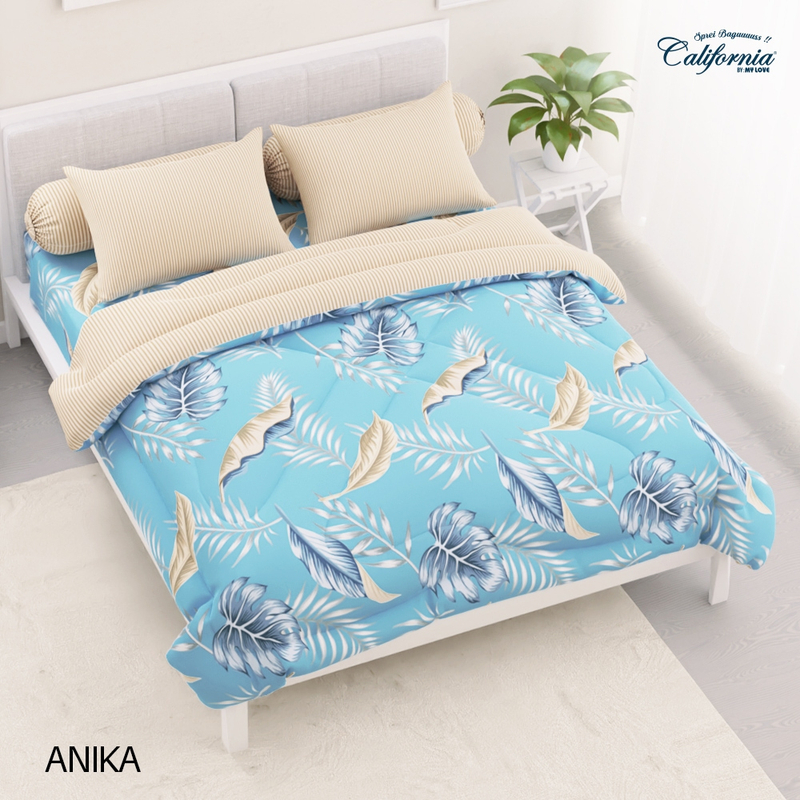 MY LOVE - CALIFORNIA Bed Cover King Fitted 180x200 Anika