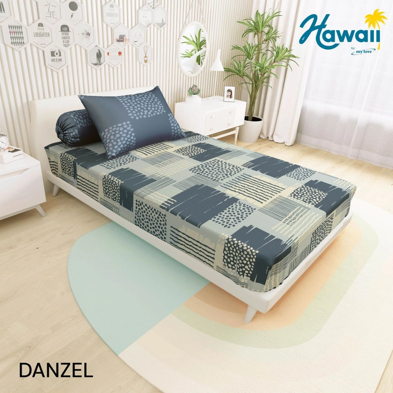 Product image MY LOVE - HAWAII Sprei Single Full Fitted 120x200 Danzel