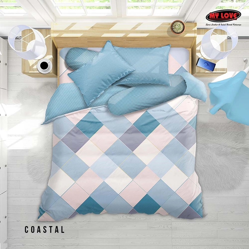 Product image MY LOVE - ALL NEW MY LOVE Bed Cover King Fitted 180x200 Coastal