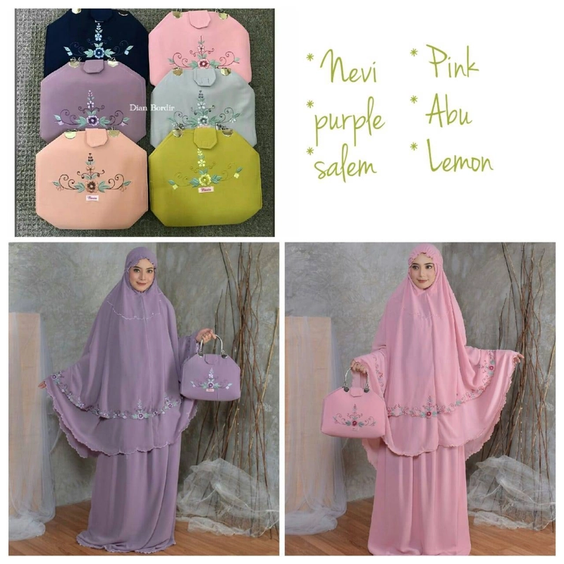 Product image Nadira - Mukena Elvira (Lemon, All Size, Pcs)