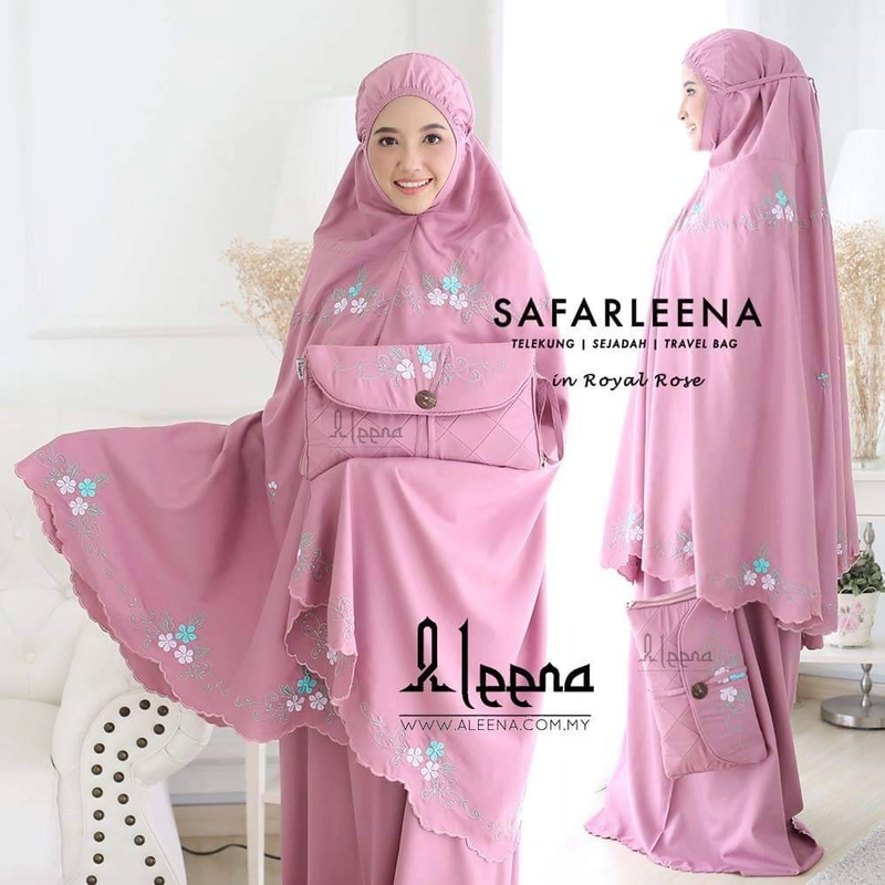 Product image Nadira - Mukena Safarleena (Royal Rose, All Size, Pcs)