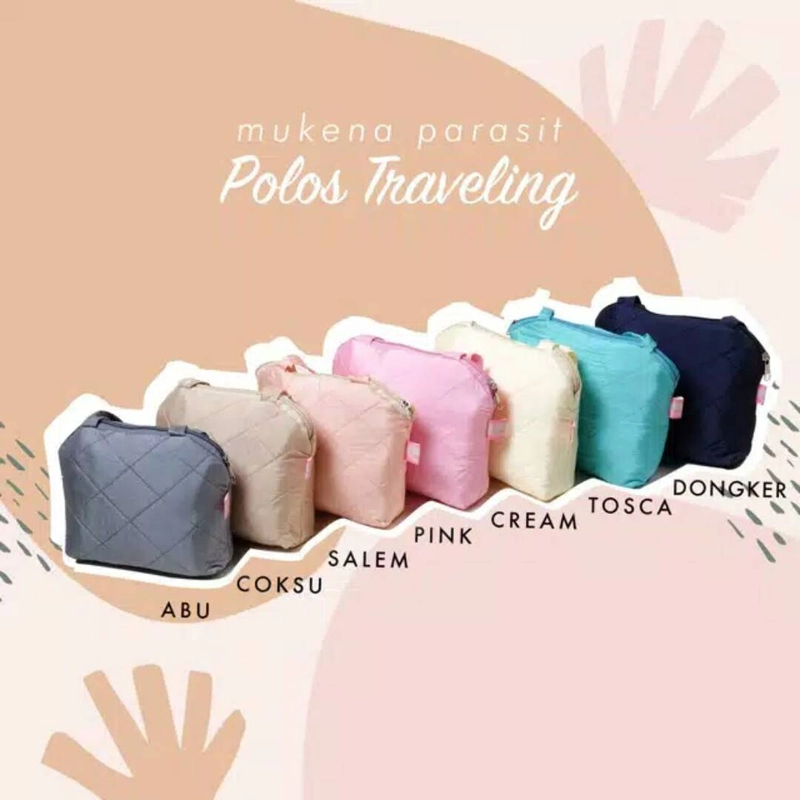 Product image Nadira - Mukena Parasut Polos Shaby (Abu, All Size, Pcs)