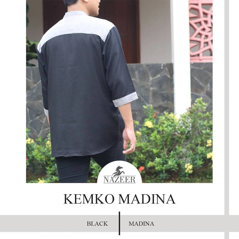 Product image Nazeer - Kemeja Koko Kemko Madina M Black