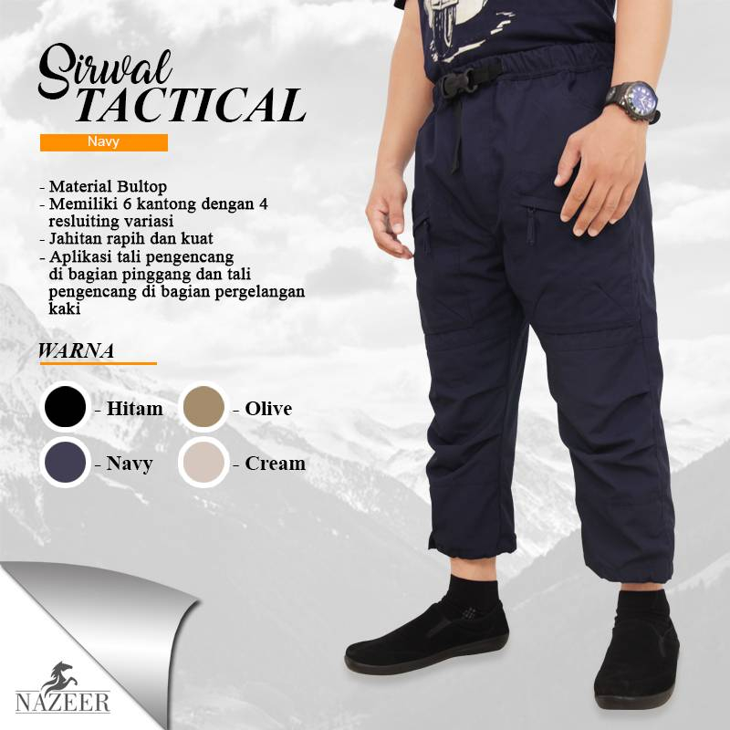 Product image Nazeer - Celana Sirwal Tactical STN L Navy