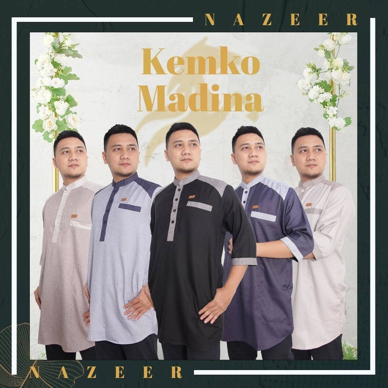 Product image Nazeer - Kemeja Koko Kemko Madina M Black