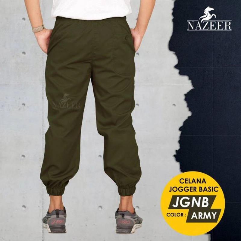 Product image Nazeer - Celana Jogger Basic JGNB S Army